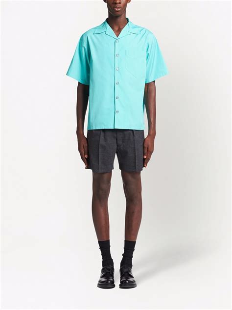 prada button up short sleeve|prada short sleeve shirts.